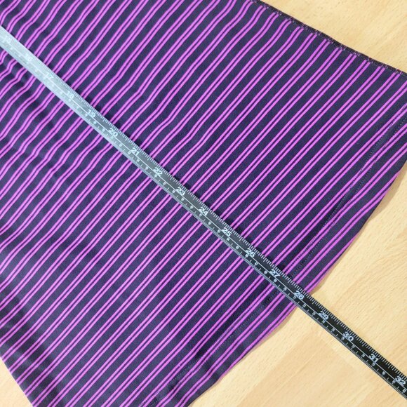 Lululemon Blue Purple Stripe Cool Racerback Tank Top | Size: 6 - Picture 4 of 8